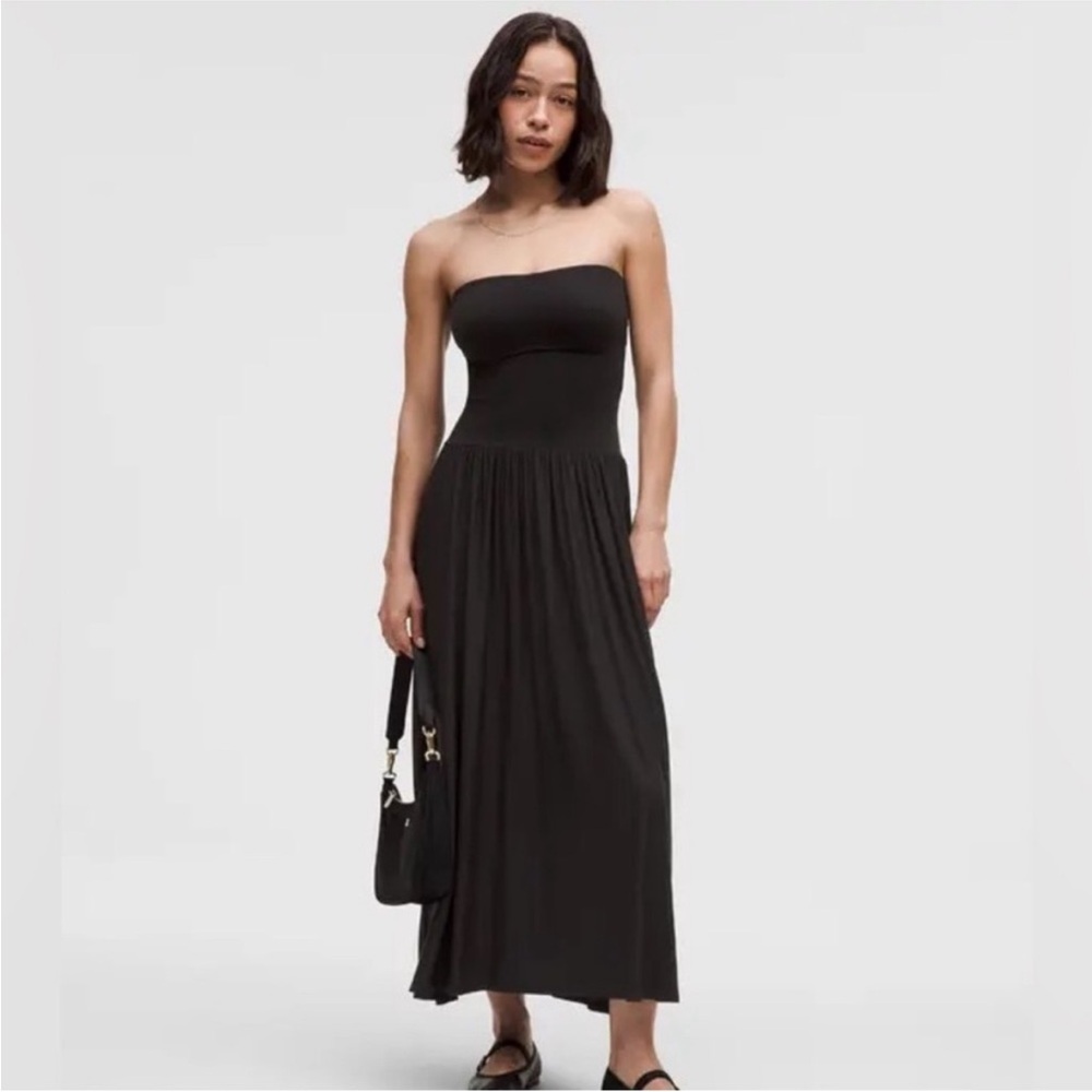 Lululemon Athletica Black 2 in 1 Maxi Dress/Skirt